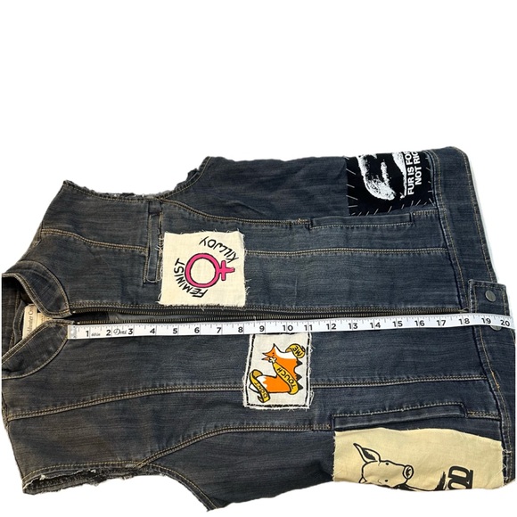 Vintage/Denim Coldwater Creek thrifted  Vest - Picture 10 of 14